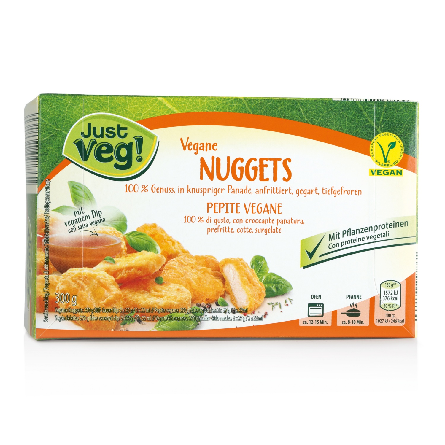 JUST VEG! Veganes Wonder Sortiment, Vegane Nuggets
