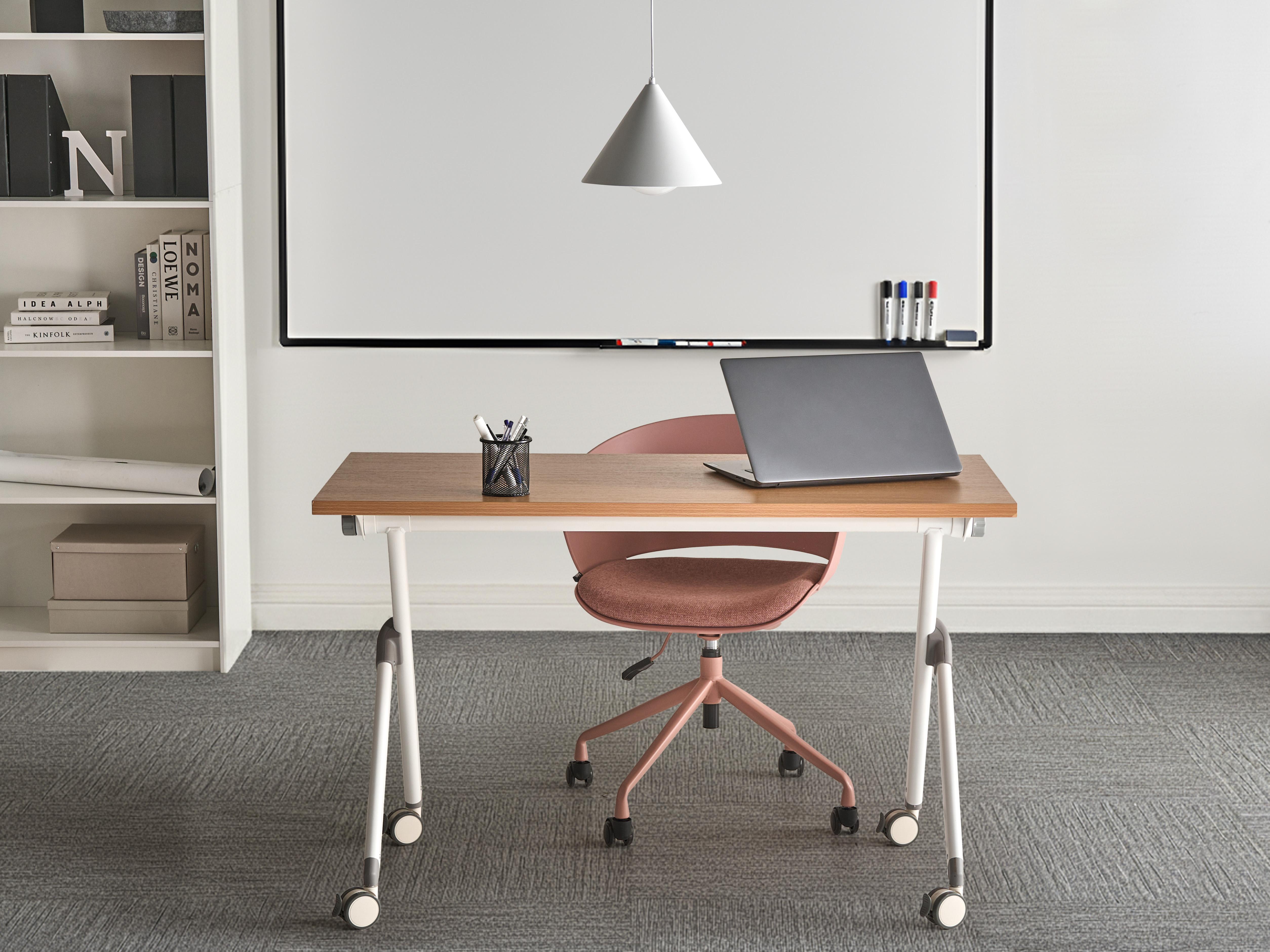 Inklapbaar bureau BENDI Bruin 120 cm 60 cm