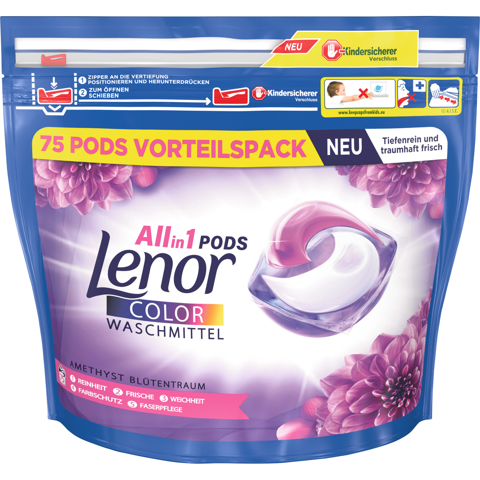 Lenor Pods Amethyst Blütentraum 75 WG