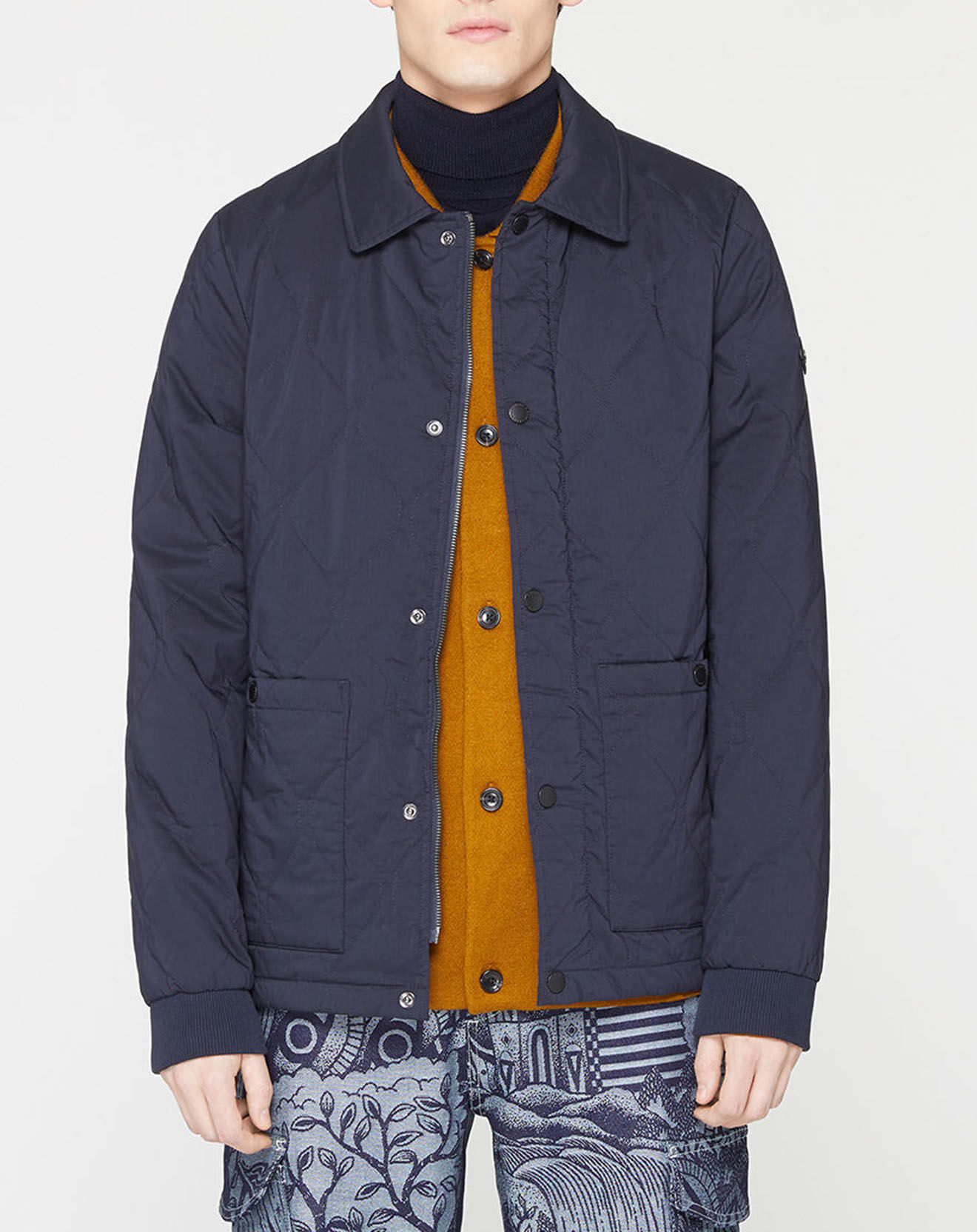 Scotch & Soda Veste matelassée bleu marine