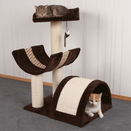 Árvore para gatos marrom de 2 níveis Kerbl
