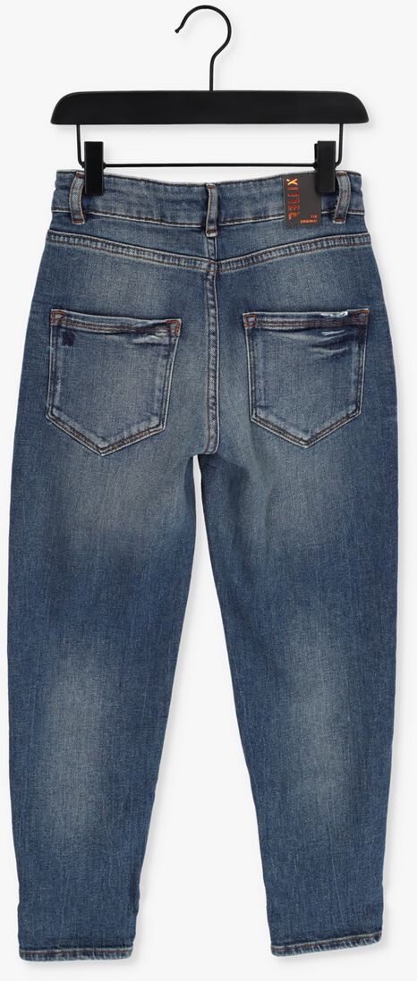 RELLIX blauwe rellix mom jeans denim mom fit paint