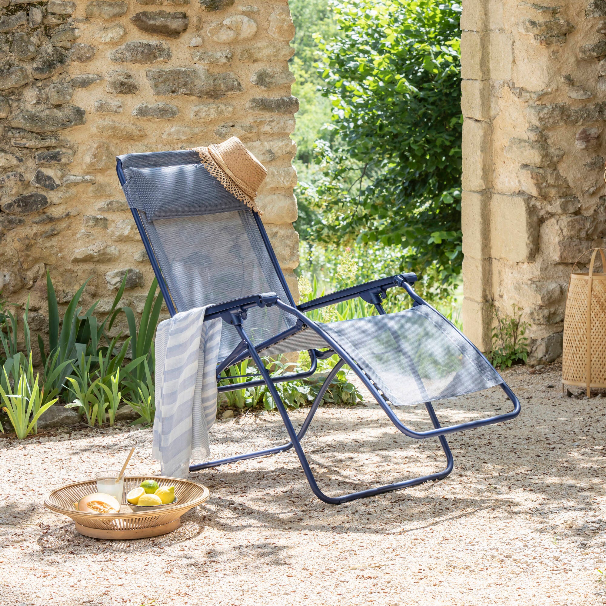Zero-Gravity-Relaxliege RClip Batyline® Iso Blau Indigo-Indigo