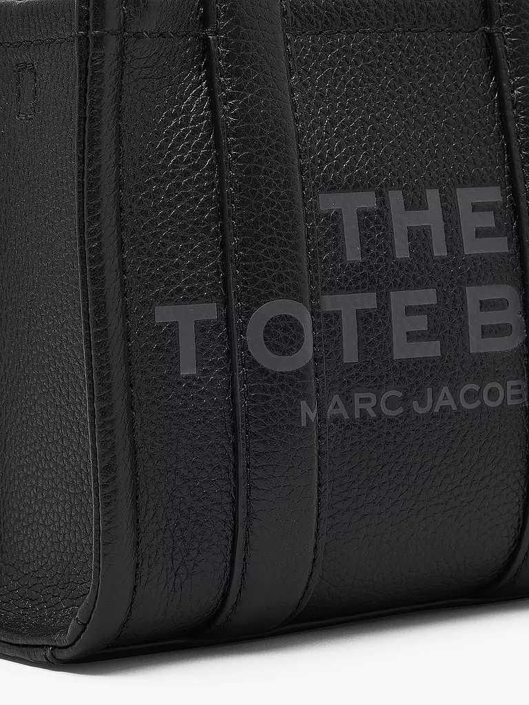 MARC JACOBS Ledertasche - Tote Bag THE MINI TOTE schwarz