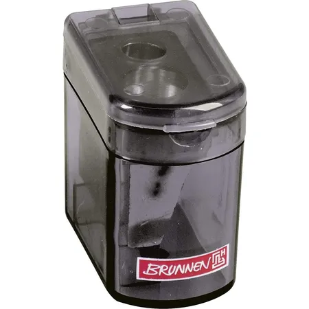 BRUNNEN Dosenspitzer Klicki schwarz / onyx