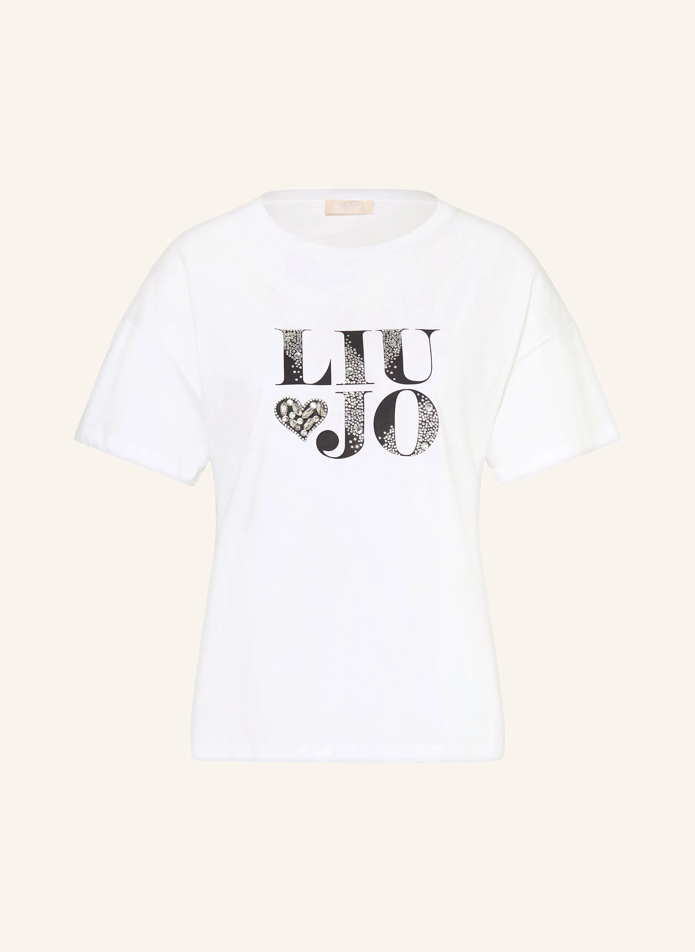 LIU JO T-Shirt mit Schmucksteinen