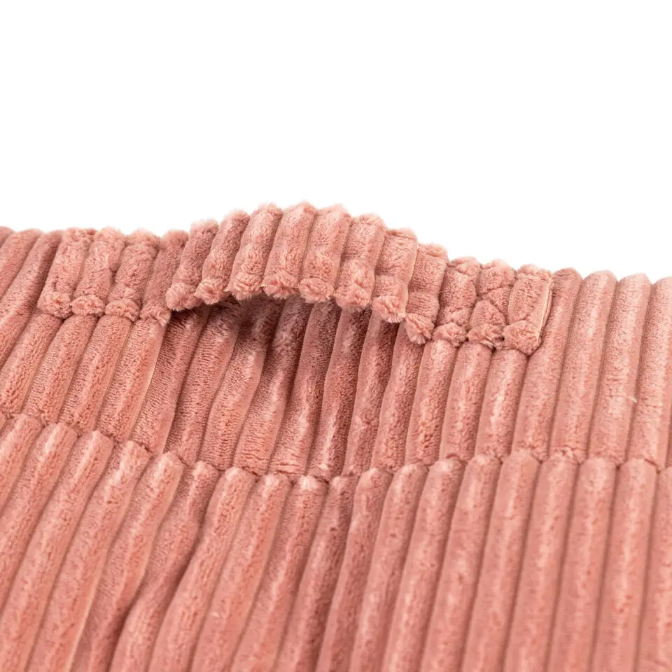 icon - Dolce Kinderzitzak Stoel - Ribfluweel Fauteuil - Oud roze
