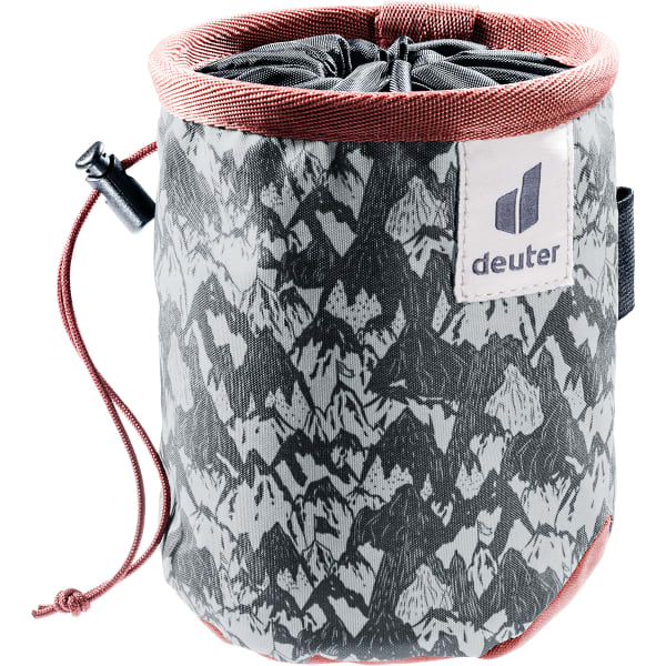 Sac à magnésie DEUTER GRAVITY CHALK BAG I GRAPHITE MOUNTAIN-REDWOOD