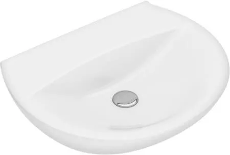 Ifö spira håndvask 60 cm - rundt design u/hanehul u/overløb