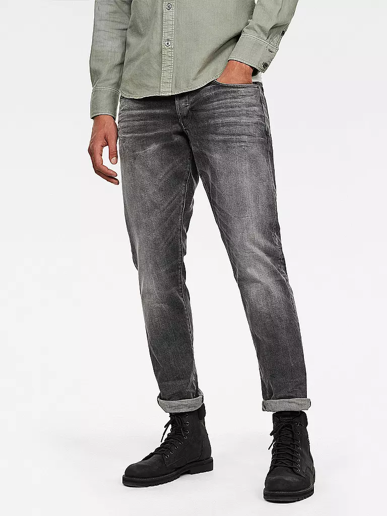 G-STAR RAW Jeans Straight Tapered Fit grau
