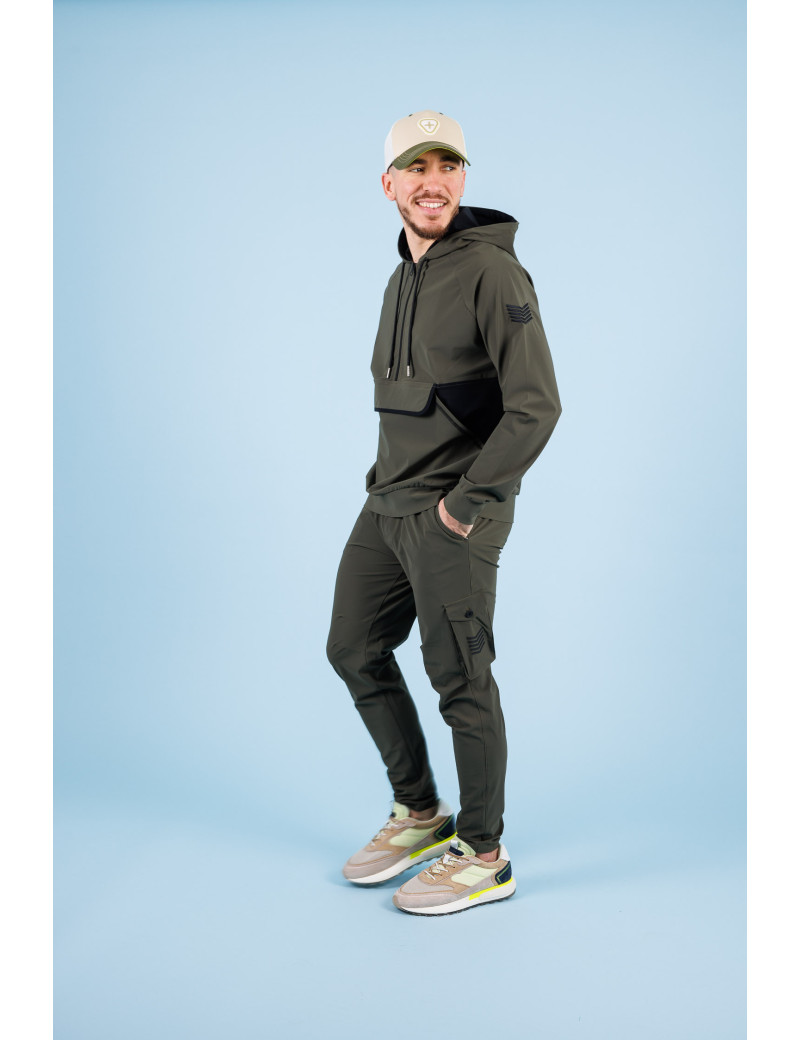 HBT MAN  - CHRIS PANTALON CARGO KAKI