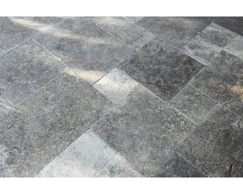 Travertin vloertegel Genua Romeins patroon 1,2 cm, getrommeld oppervlak en randen