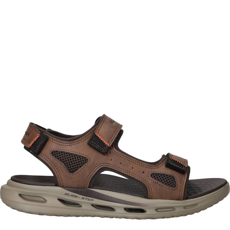 Skechers Orvan SD Gamble Sandalen Bruin Heren