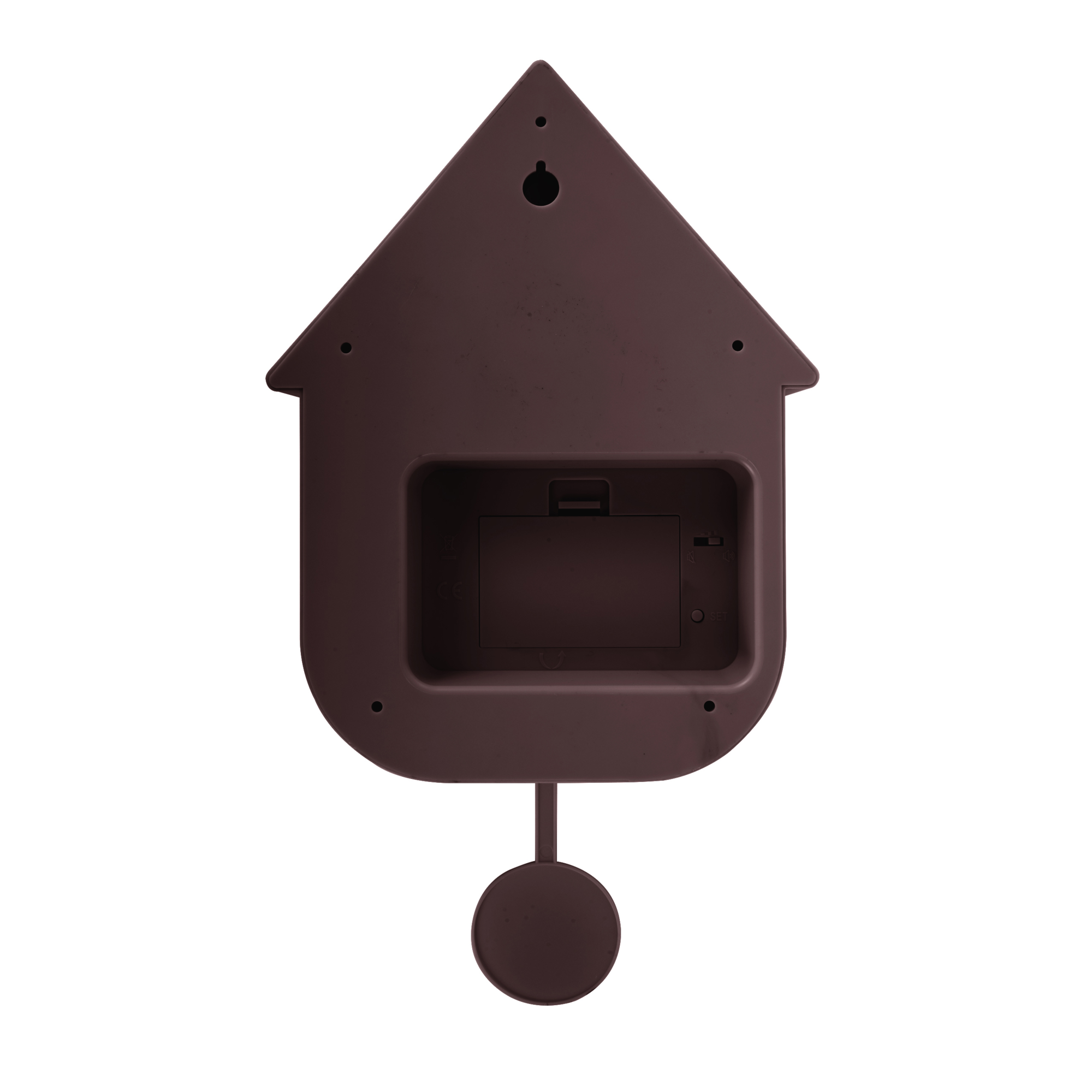 Wandklok Modern Cuckoo Oro Aardebruin