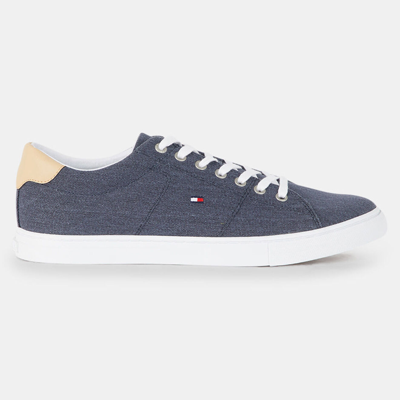 Tommy Hilfiger Baskets Canvas Petit Drapeau bleu marine