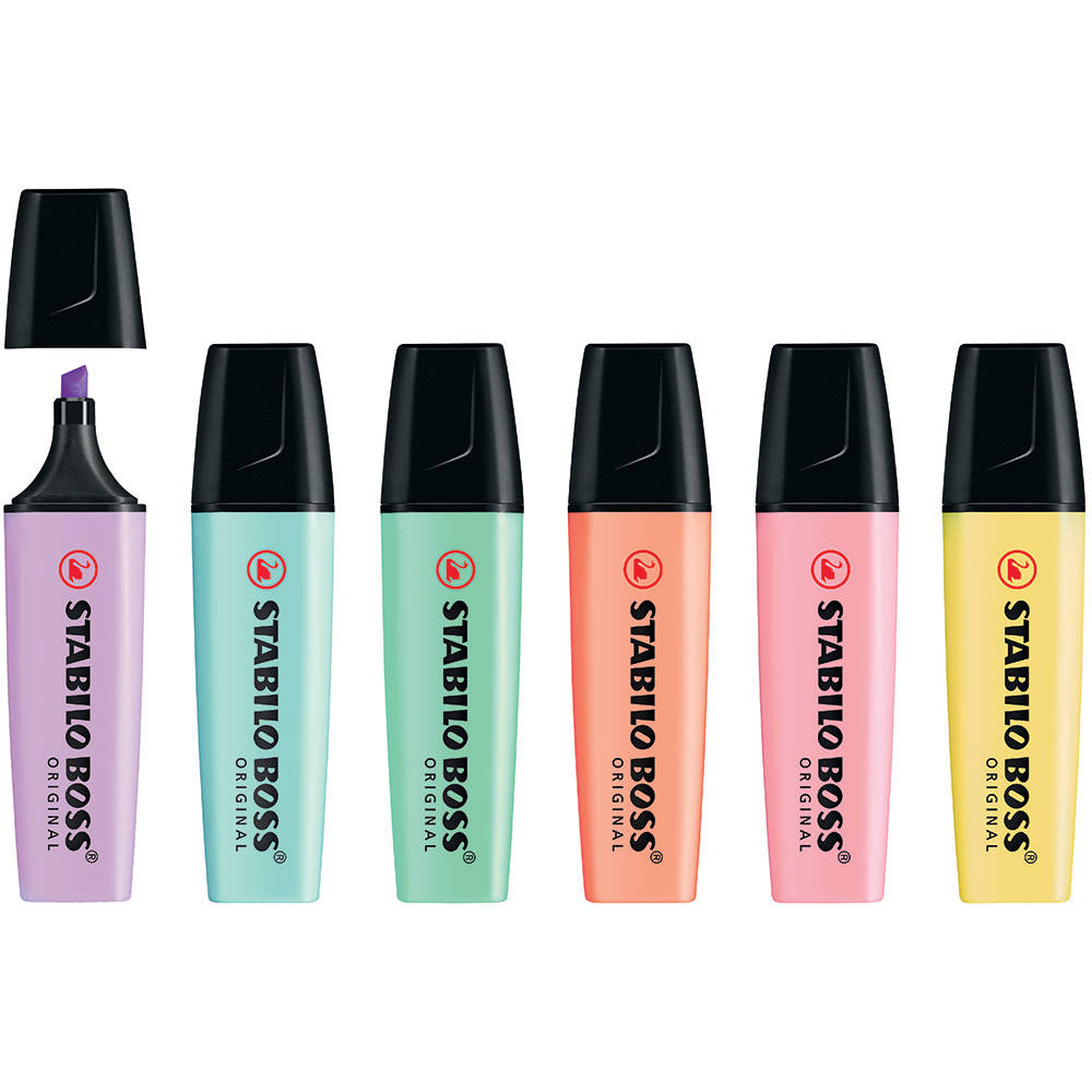 STABILO Boss markeerstiften - 6 stuks