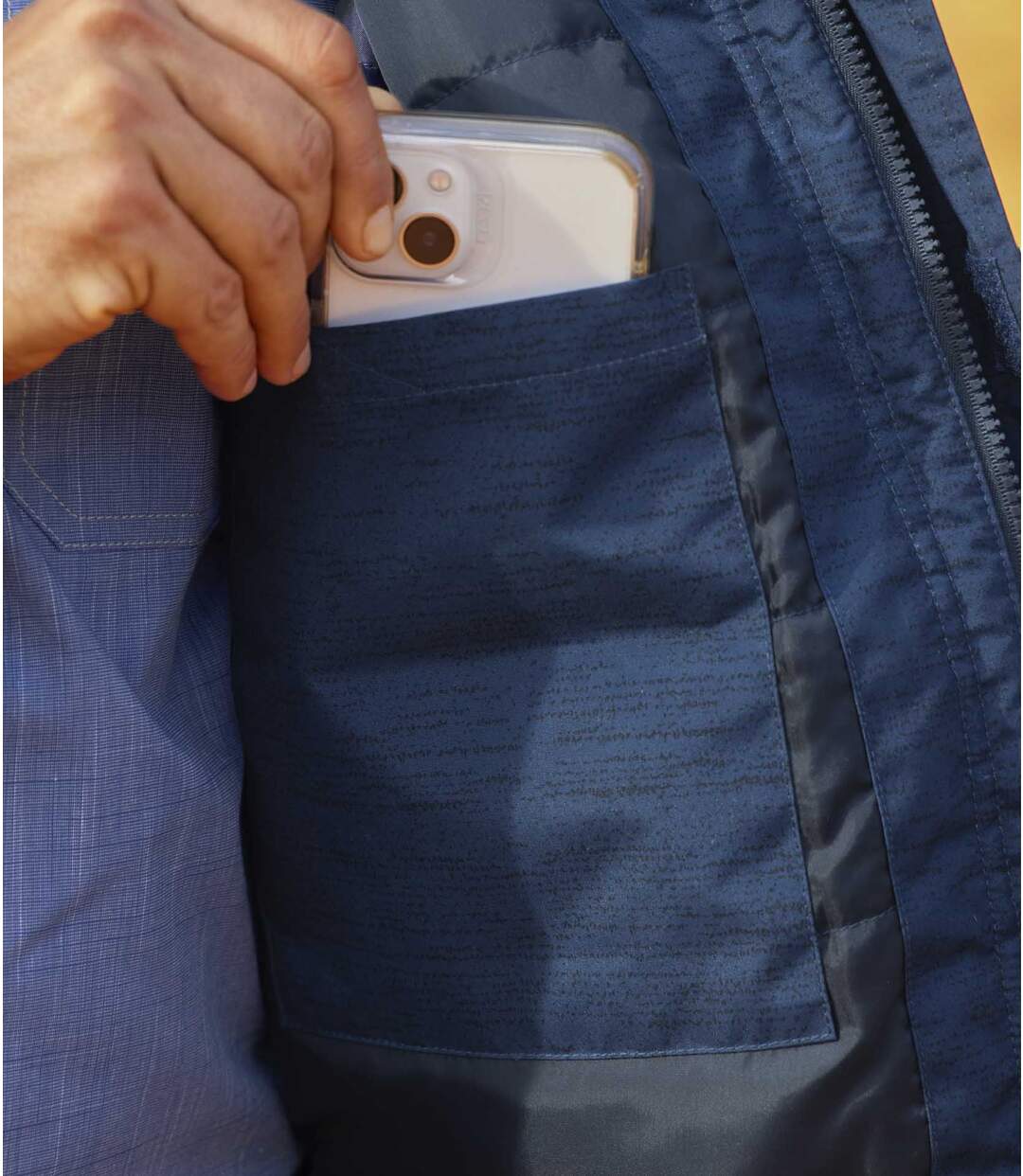 Blouson Microfibre Matelassé