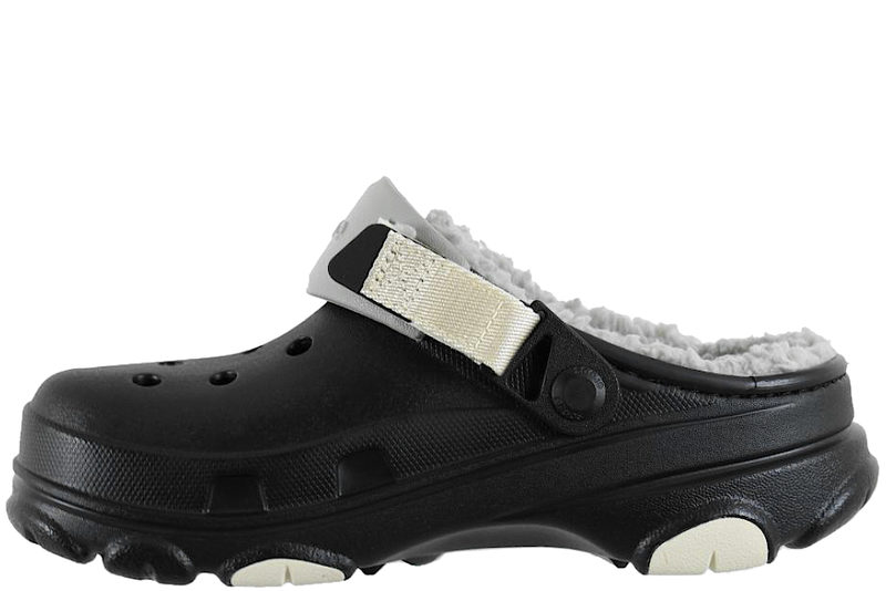CROCS ALL TERRAIN LINED CLOG BLACK