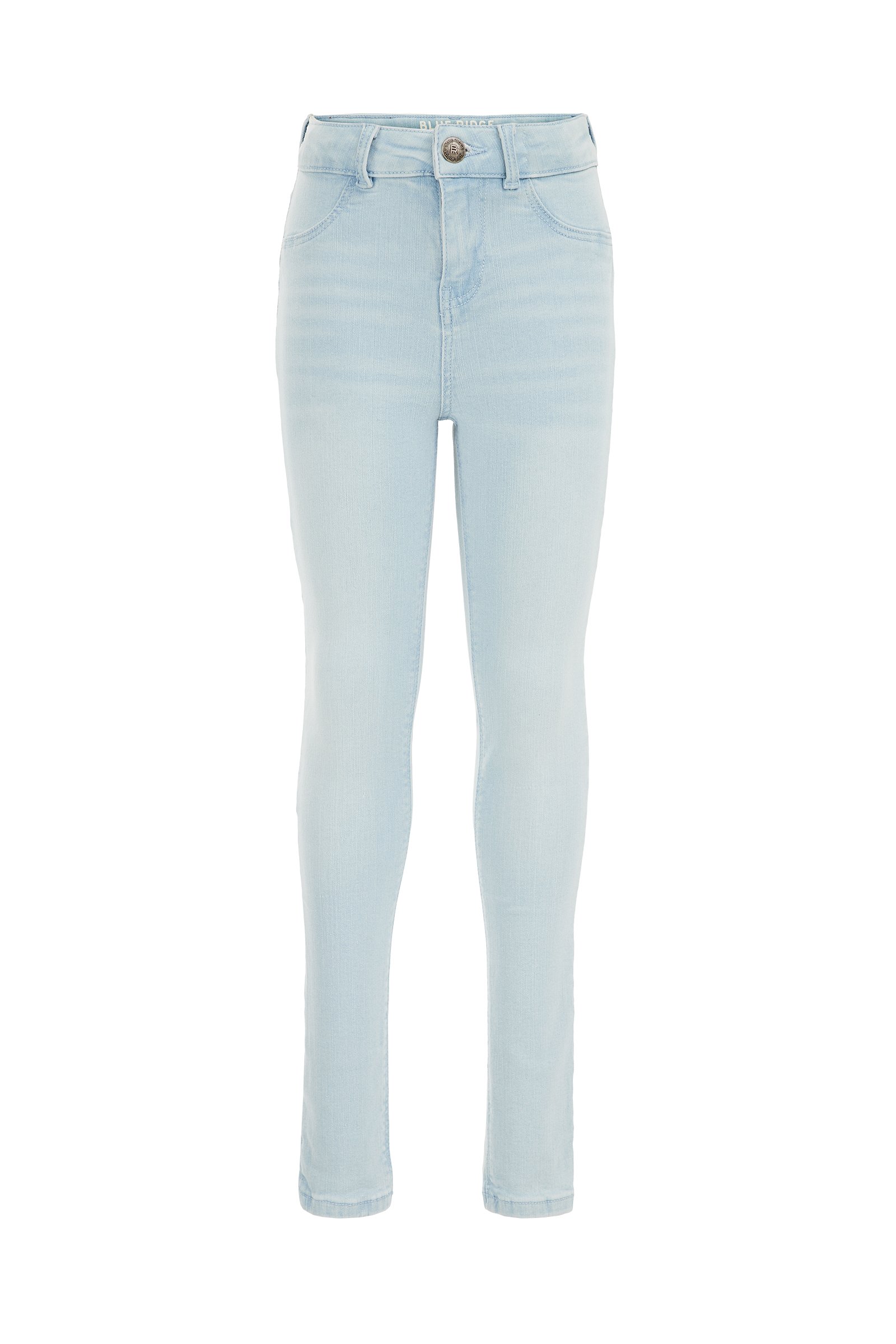 Meisjes super skinny jegging met stretch Blue Ridge IJsblauw