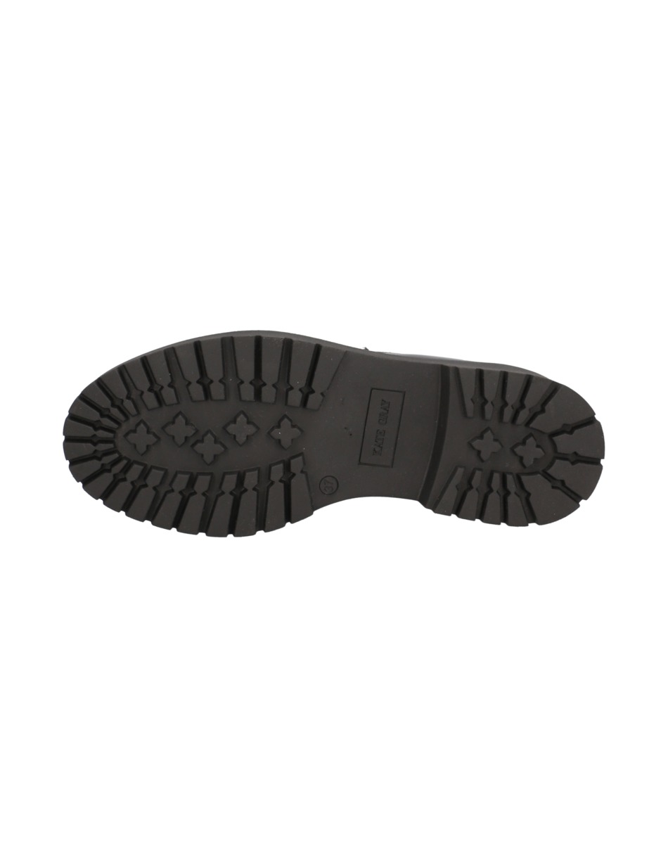 Lederkombination Slipper