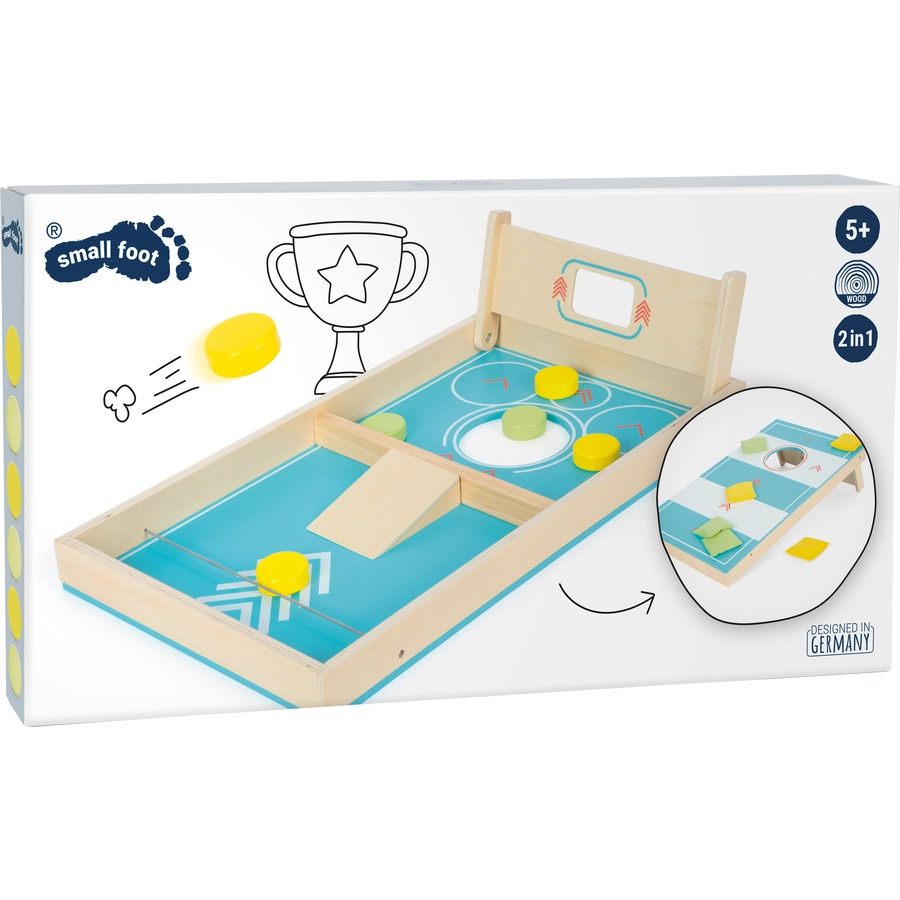 small foot® Cornhole und Sling Puck Spiel Active