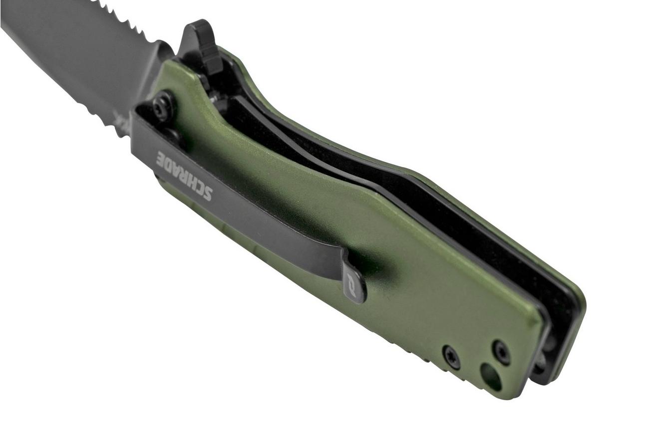 Schrade Outback Folder 1159312 OD-Green zakmes
