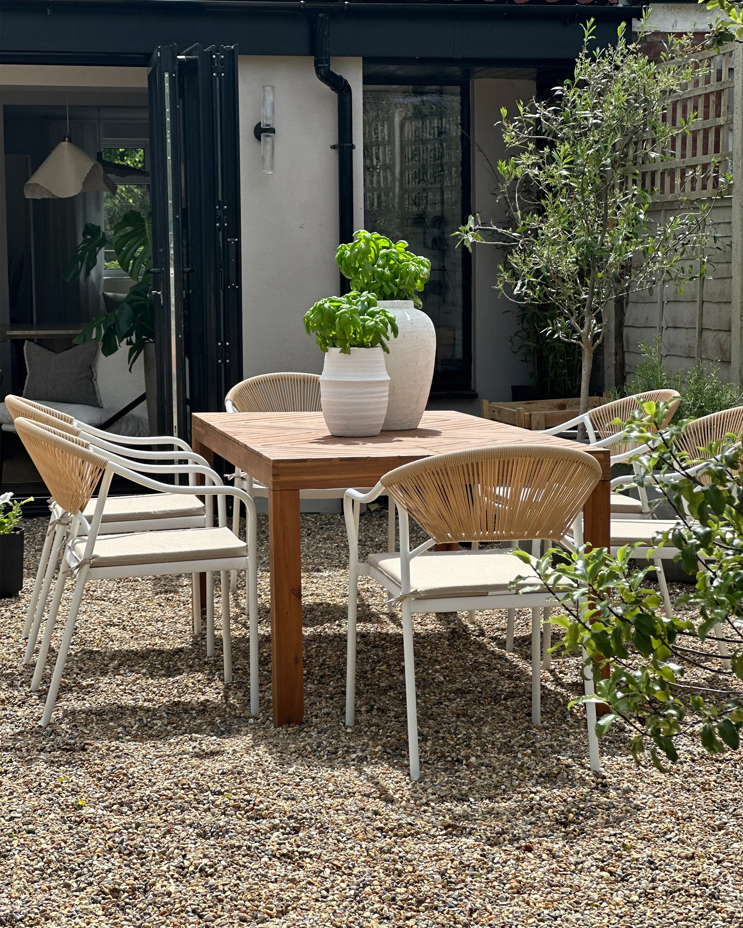 Tuin eettafel BARATTI 180 cm 90 cm Acaciahout Bruin