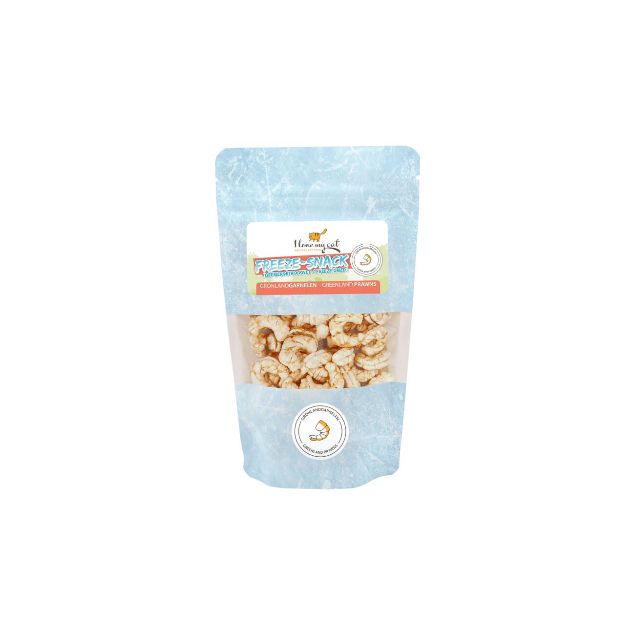 I love my cat Freeze-Snack für Katzen mit Grönlandgarnalen - 25g