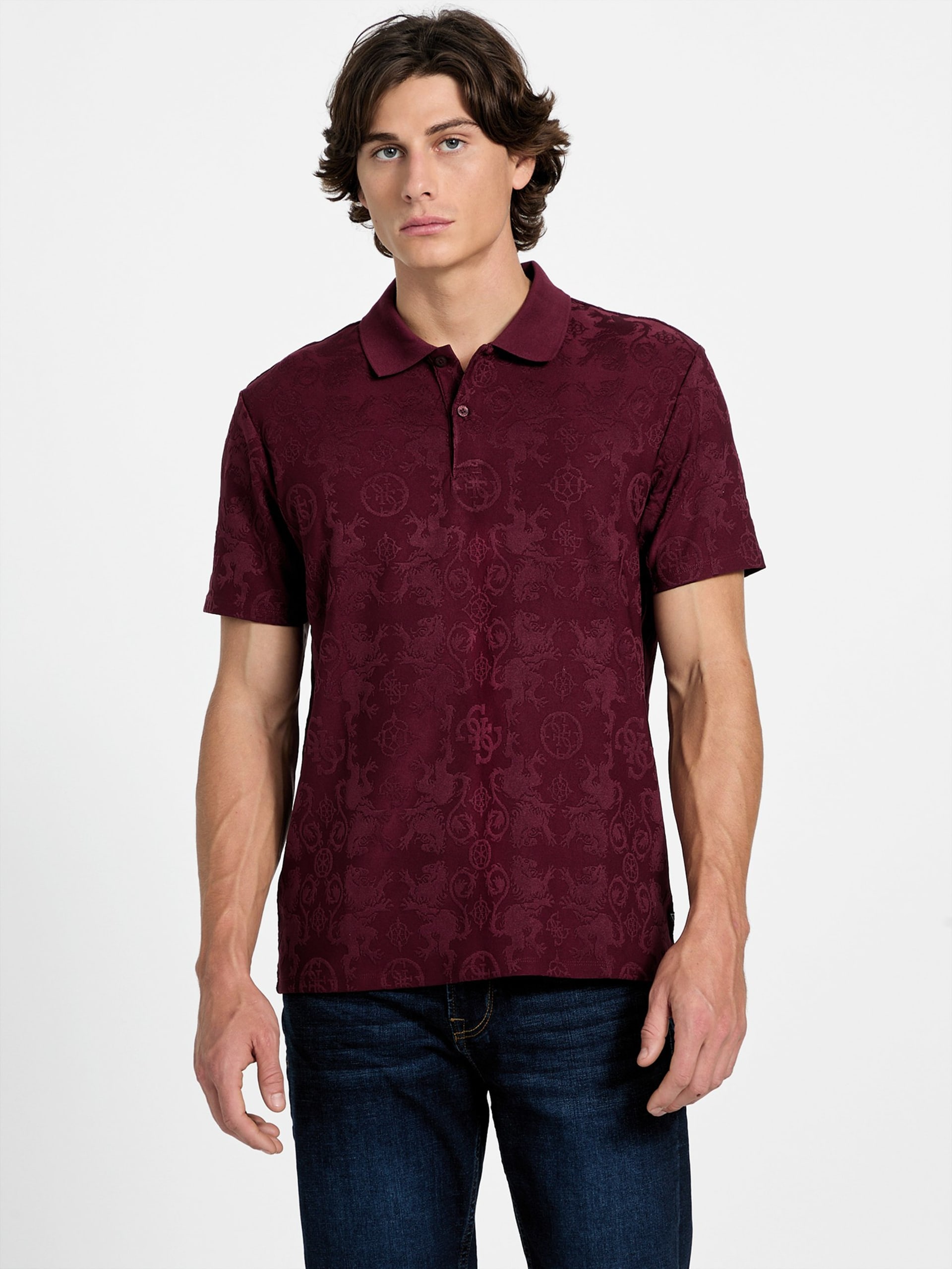 Polo Eco Tonal Jacquard