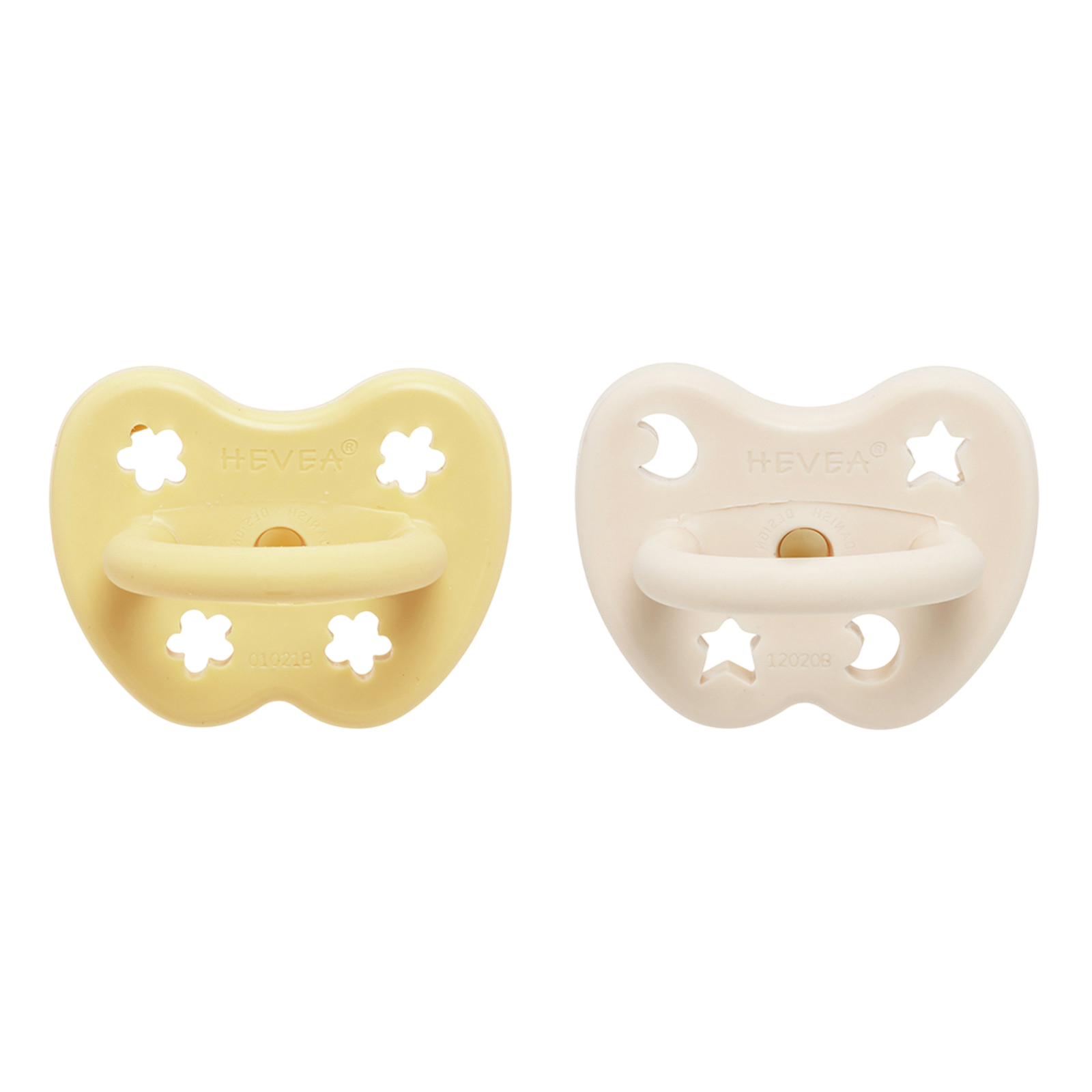 Baby Schnuller 2-Pack Ortho pale butter & milky white