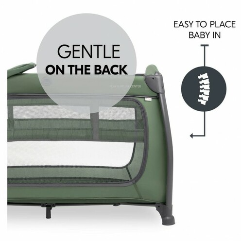 Lit parapluie Play N Relax center - Vert Foncé - HAUCK