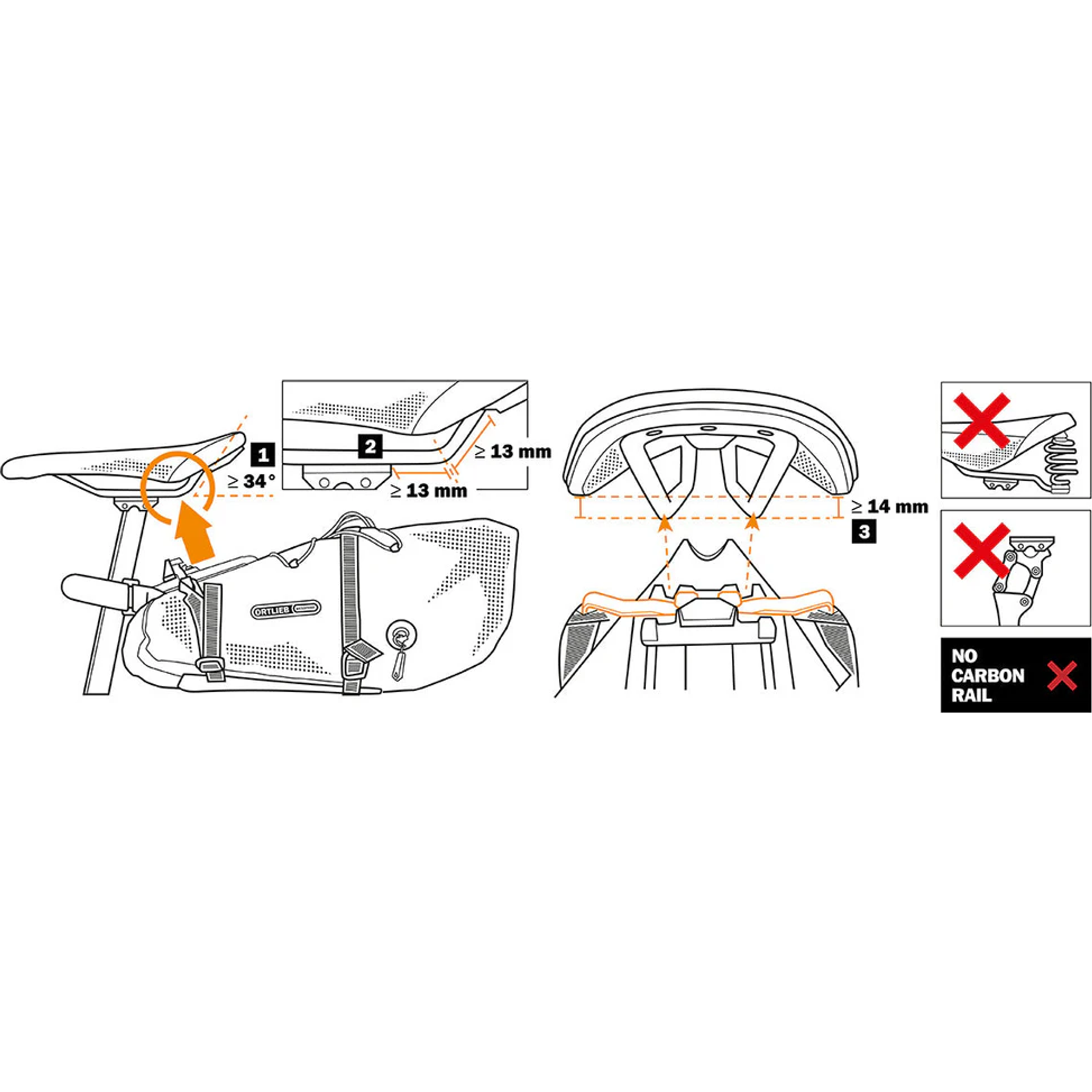 Ortlieb Seat Pack QR Zadeltas
