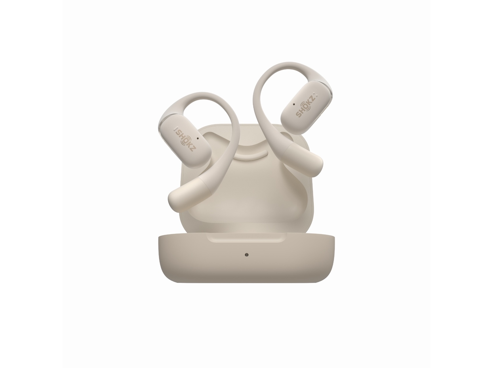 AURICULARES DESPORTIVOS DE CONDUÇÃO ÓSSEA SHOKZ T910-ST-BG OPENFIT BEGE