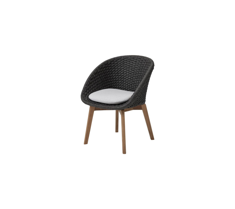 Cane-Line Zitkussen voor Peacock stoel dark grey