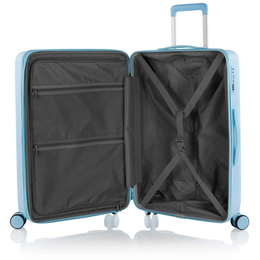 Heys Pastel - 4-Rollen-Trolley M 66 cm erw. blue