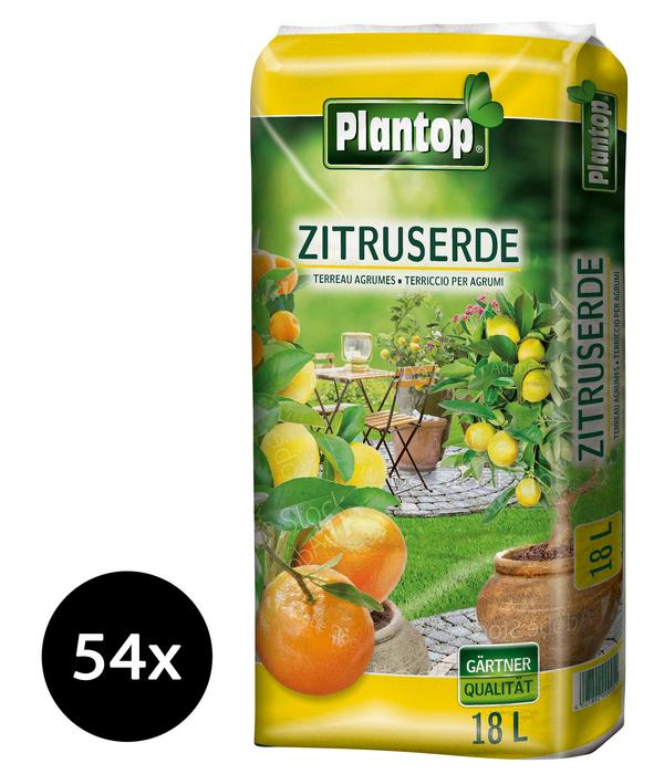 Ziegler Plantop Zitruserde, 54 x 18 Liter