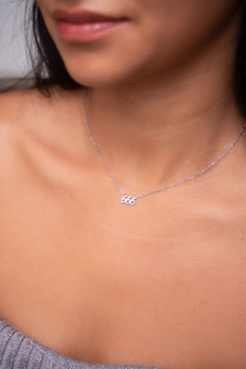 Angel number 666 ketting