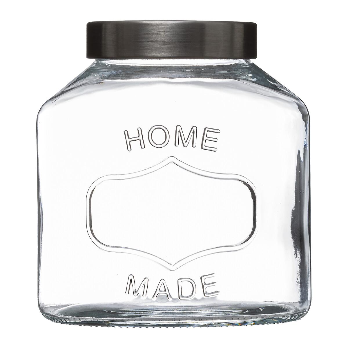 BOCAL VERRE ET INOX OVAL 2.5L