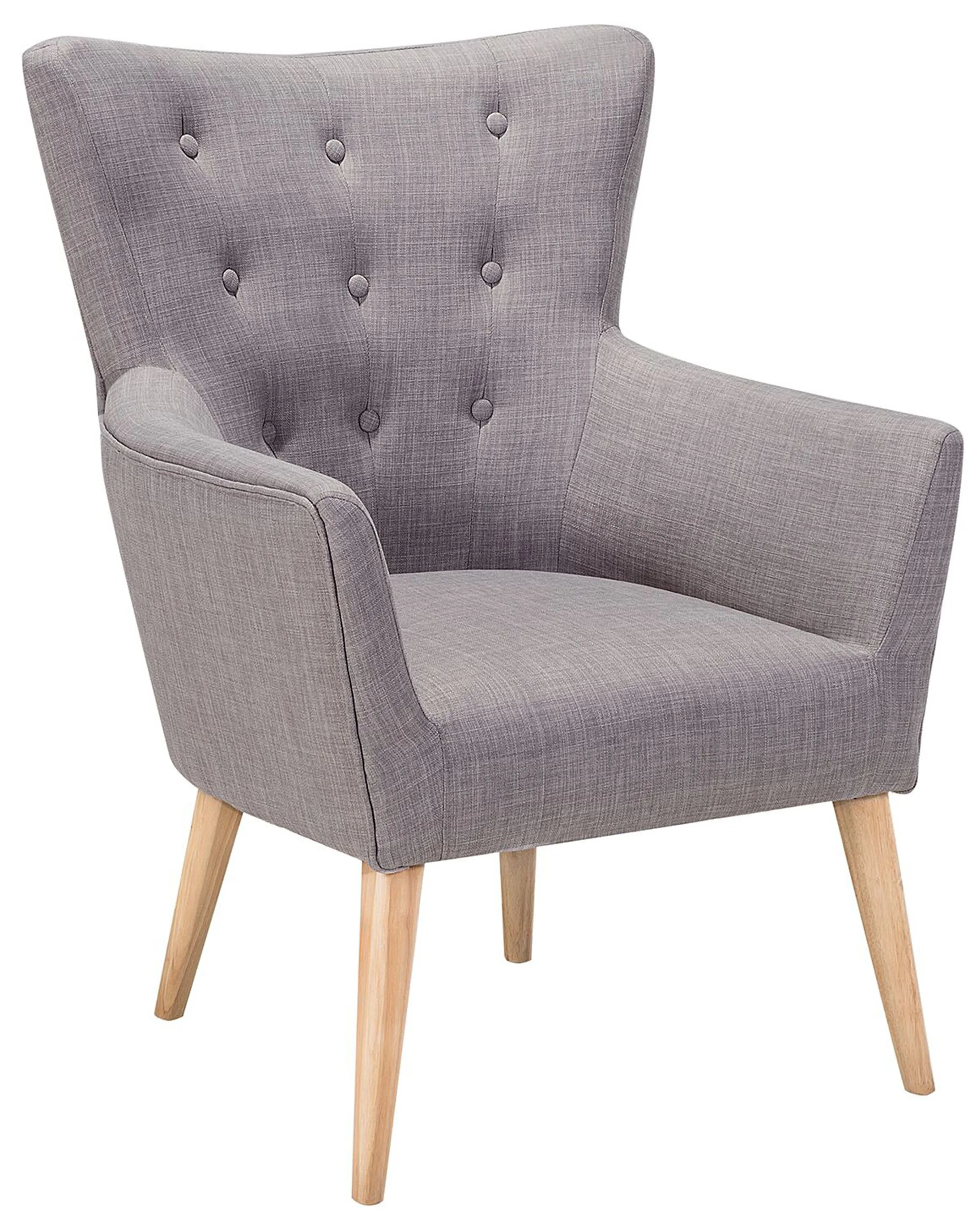 Fauteuil ANGEN Stof Lichtgrijs
