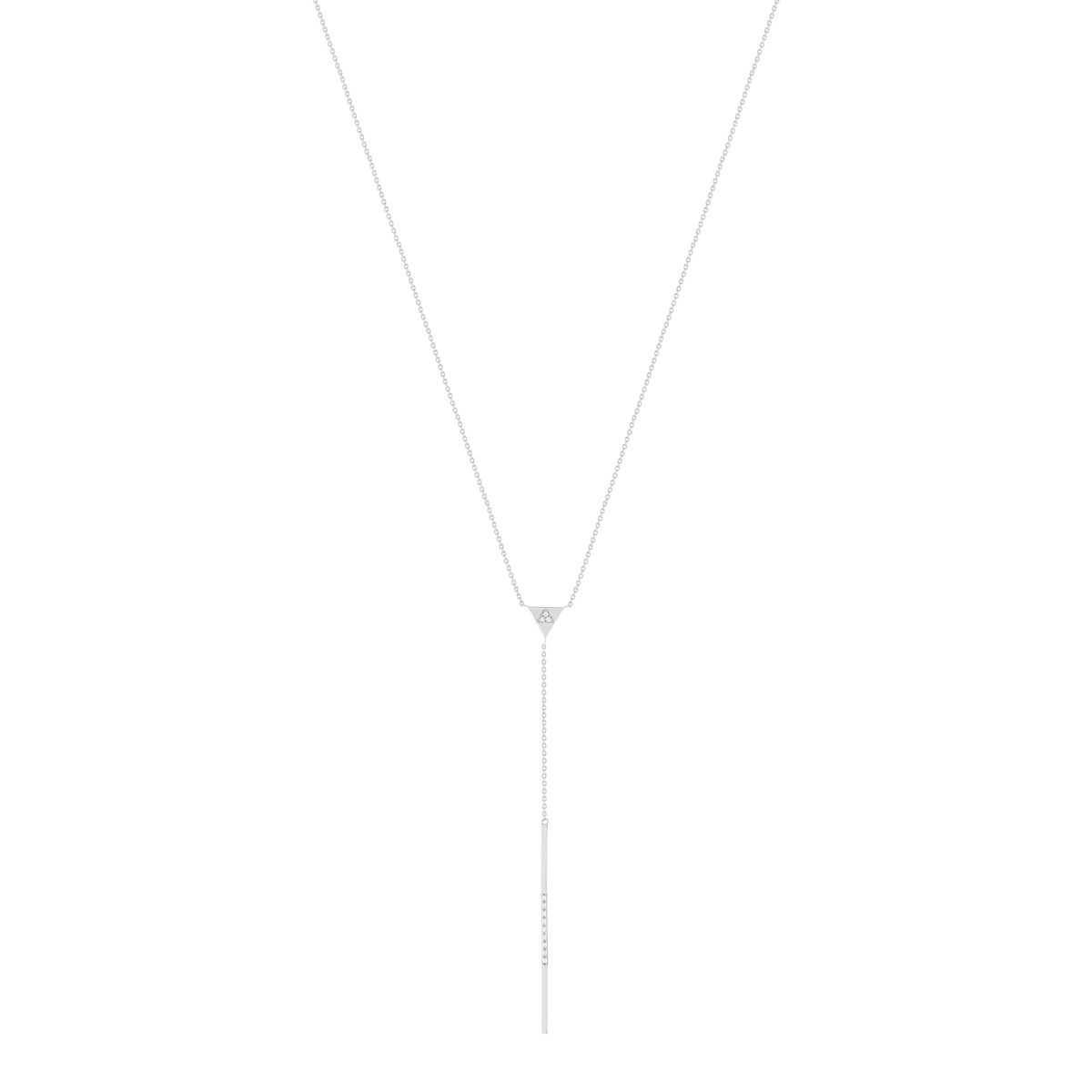 Collier argent 925 zirconias 48cm