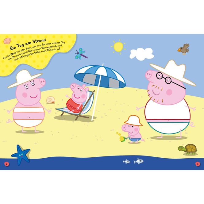 Peppa Wutz - Mein Stickerbuch - Anziehen mit Peppa
