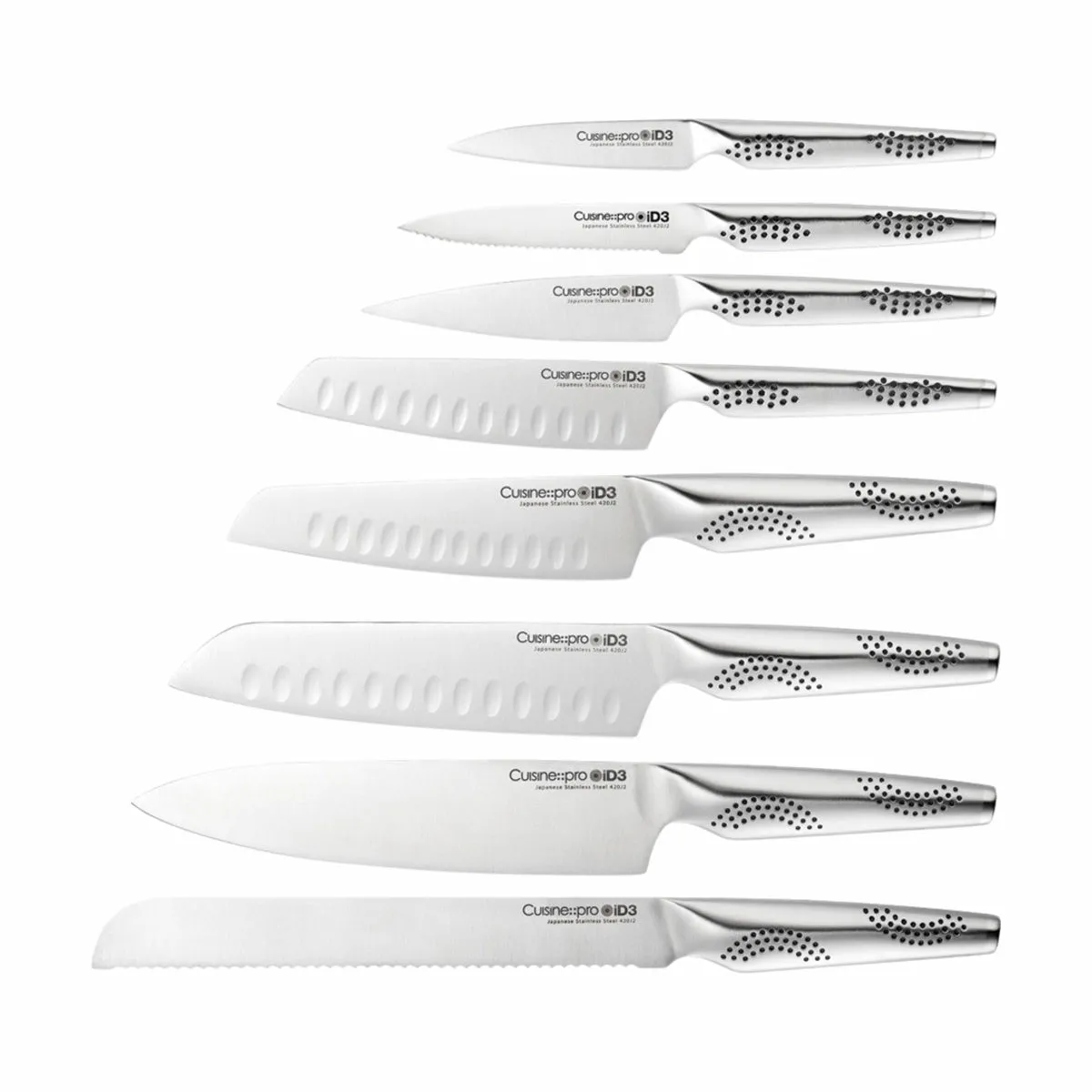 THE CUSTOM CHEF™ iD3 Ryu Knivblok - 9 dele