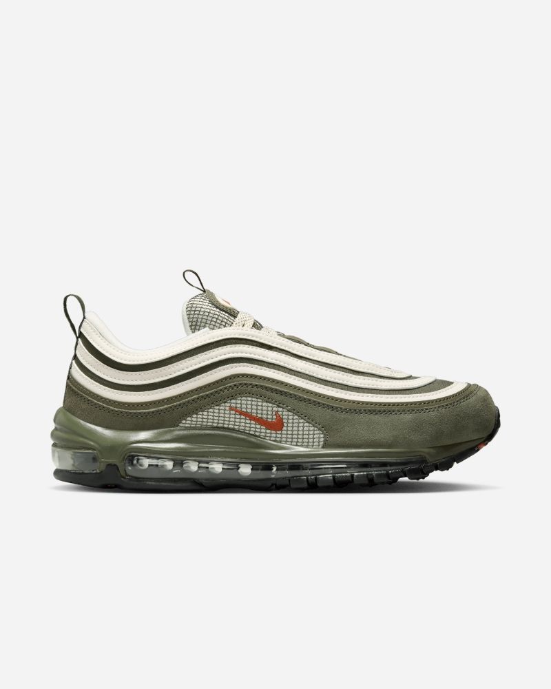 Chaussures Nike Air Max 97 Blanc & Marron pour homme