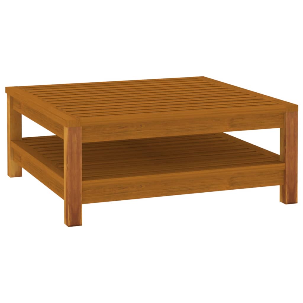 Salon de jardin meuble d'extérieur ensemble de mobilier 9 pièces avec coussin bois d'acacia solide