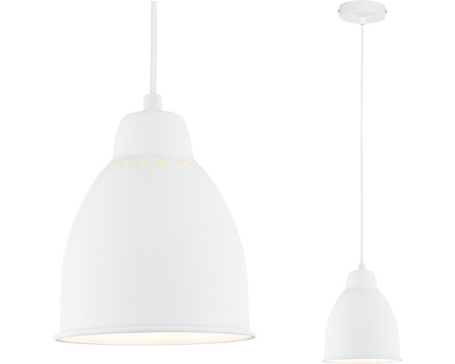 Plantenlamp, 1-lamp, HxØ 180x14,5 cm, wit