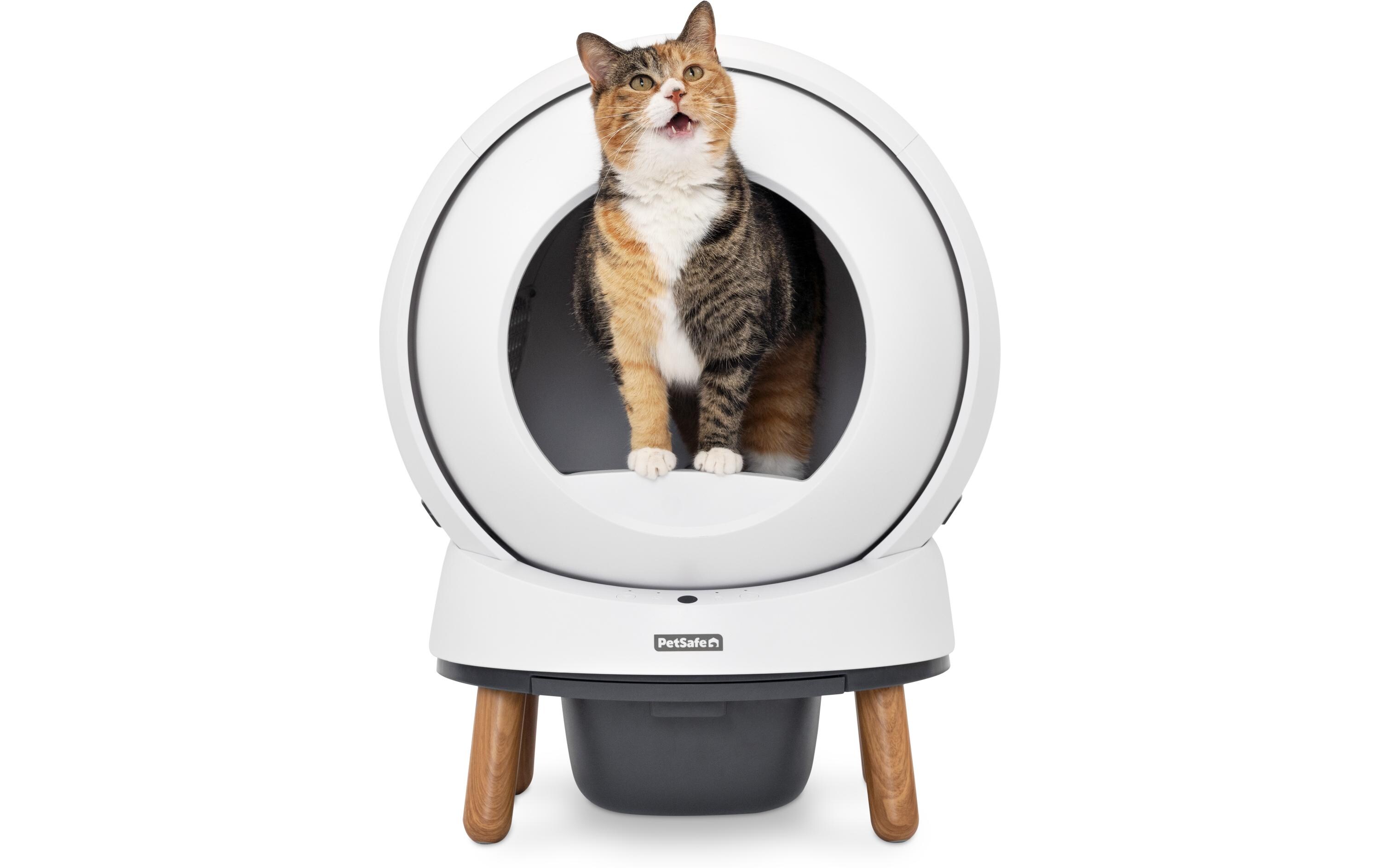 Katzentoilette ScoopFree SmartSpin<br>Selbstreinigende Katzentoilette mit App-Steuerung für eine saubere und gesunde Umgebung