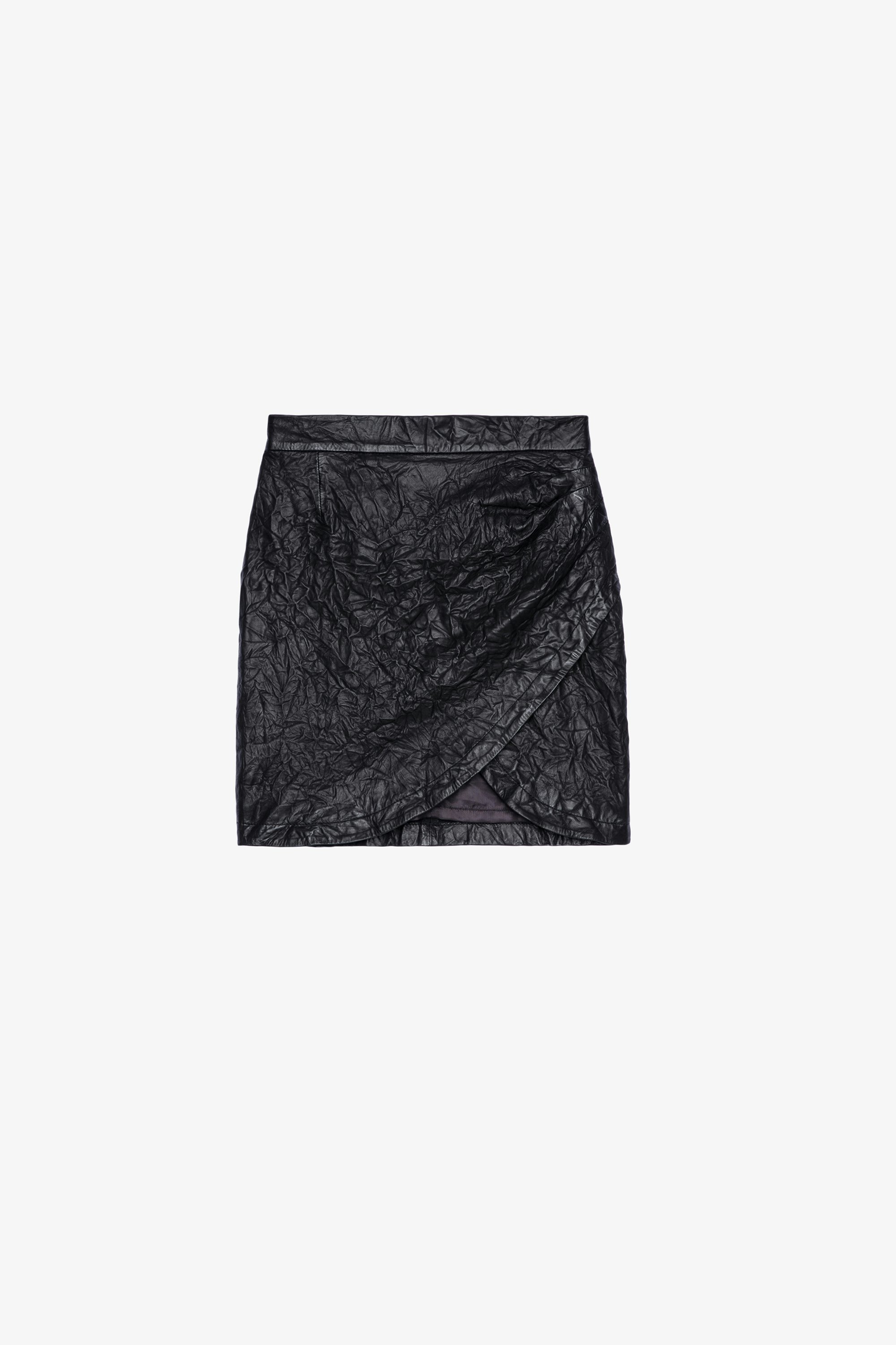 Jupe Julipe Cuir Froissé
