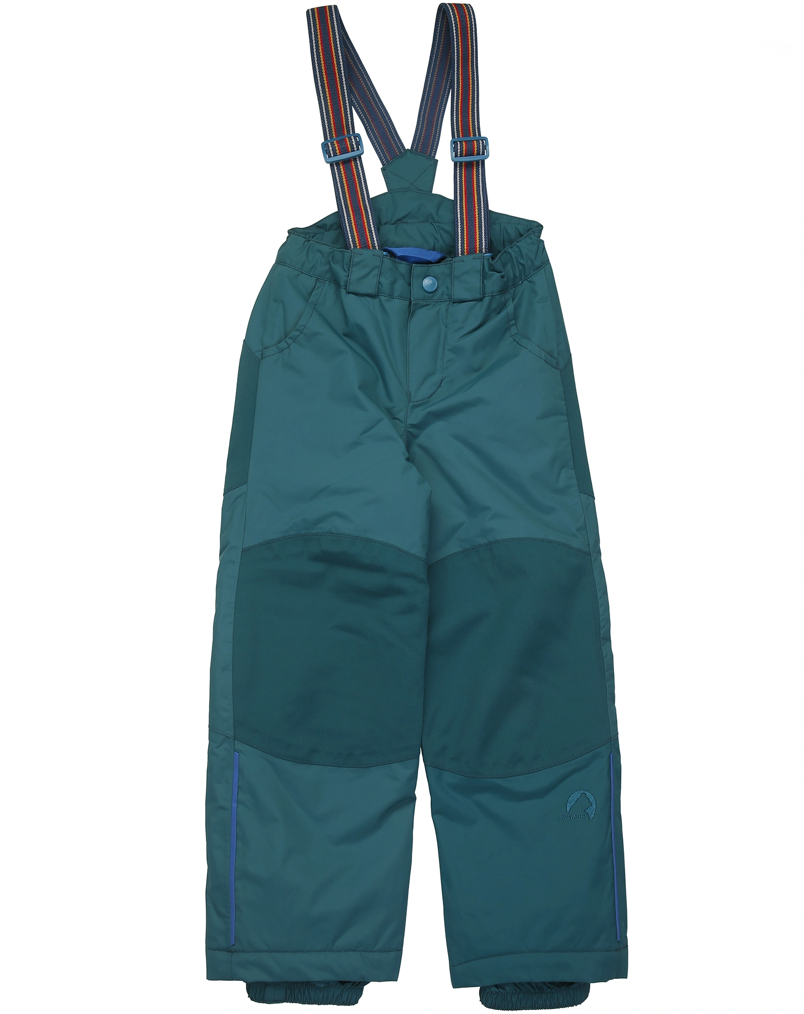 Schneehose RUUVI mit abnehmbaren Trägern in deep teal