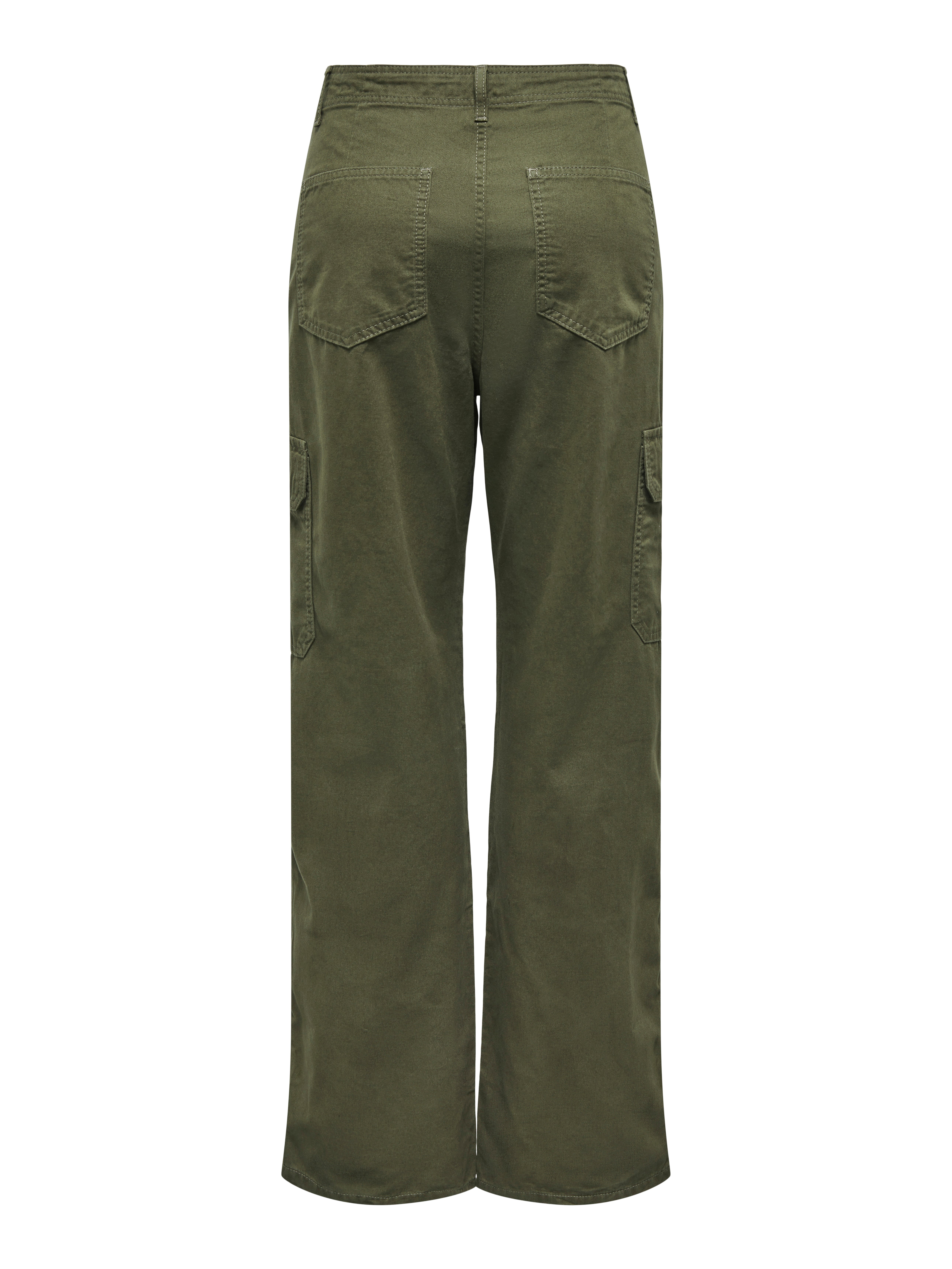 JDYABBY Hohe Taille Weiter Beinschnitt Cargo-Hose Kalamata