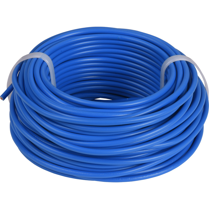 Installatiedraad VD H07V-U 20m 2,5mm² blauw